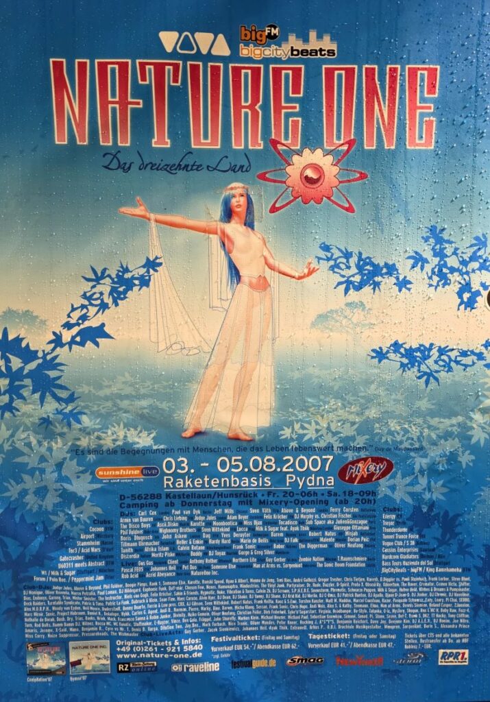 Plakat des Nature One Festivals 2007 "Das dreizehnte Land"
